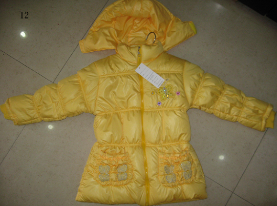 Buy Apparel girl's padding jackets stock(coats,tops,children's clothing,children's garments,jackets stocks) at wholesale prices