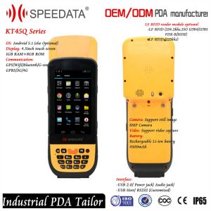 4.5 Inch Android Rugged Phone 4G Rfid Reader Portable 3M Range 8MP Camera