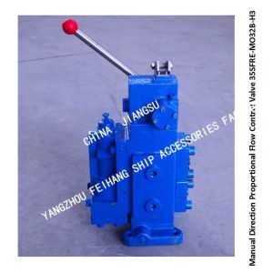 MARINE MANUAL PROPORTIONAL FLOW REVERSING SPEED REGULATING VALVE 35SFRE-MO32B-H3