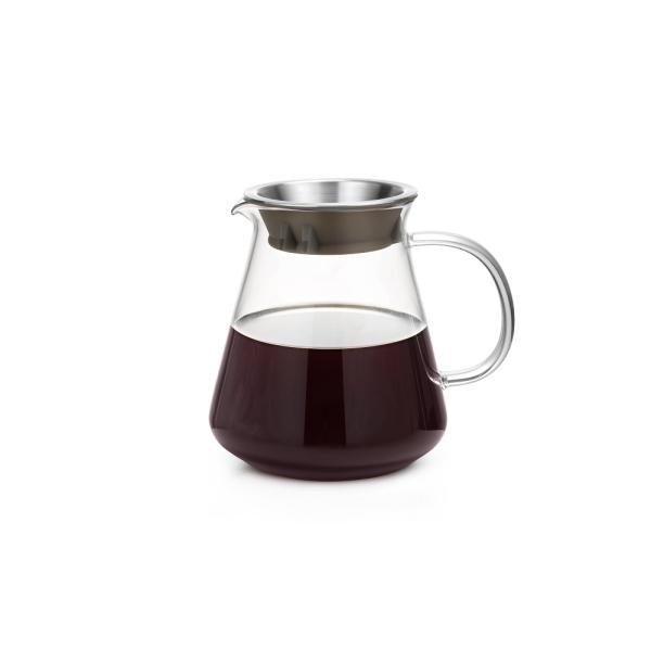 Handmade Pour Over Drip Kettle Coffee Maker 800Ml With Stainless Steel Lid Heat Resistant
