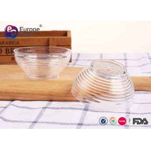 Biodegradable Transparent Disposable Plastic Bowls With Lids FDA Approve