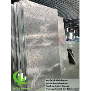 Solid aluminium cladding with perforation patterns any diameters can be punched