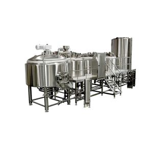 China 5000L Sanitary SS Large Brewing Equipment With Tri - Clamp Connection on sale