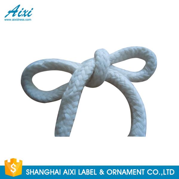 Buy 100%  Printed Flat Cotton Elastic Cord Shoelace Cotton Webbing Straps at wholesale prices