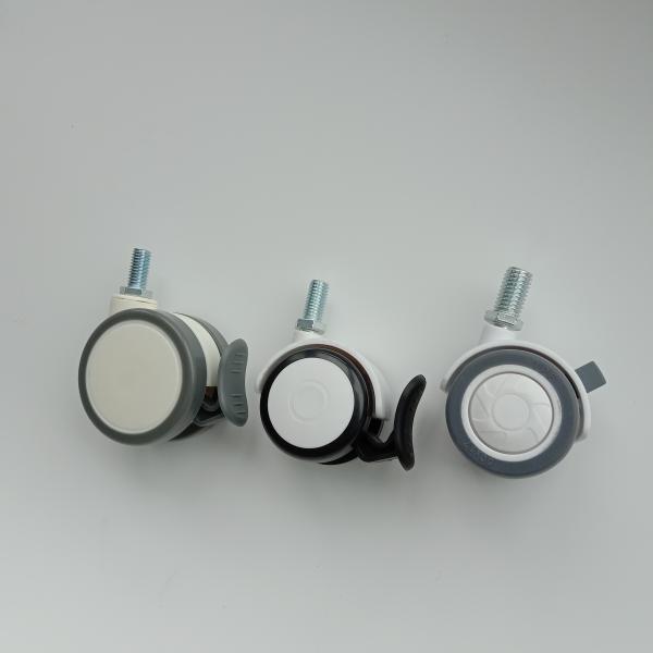 Buy Durable Heavy Duty Trolley Wheels with Polished Chrome Finish - Industrial Grade at wholesale prices