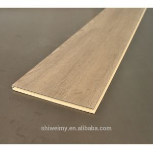 Solid color flat surface wood garin WPC laminating flooring tile