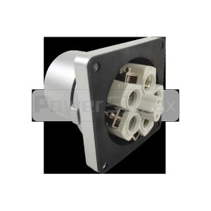 200A 5P IP67 High Current Panel Mounted Appliance Inlet Plug PowerSyntax No.