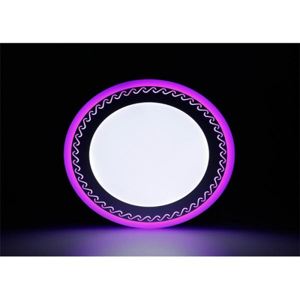 Commercial Led Surface Mount Ceiling Lights Wave Pattern Double Color White +