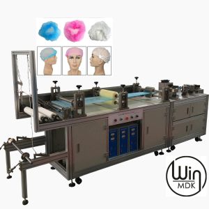 Disposable 4.2KW Non Woven Cap Making Machine Rustproof