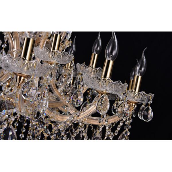 LED E14 Ceiling Crystal Candle Chandelier Lamp Waterproof Dirt Resistant