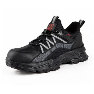 Summer Breathable Anti Smash Lightweight Construction PPE Safety Shoes