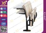Foldable Comfortable Soft Leather Lecture Hall Seating / Student Classroom