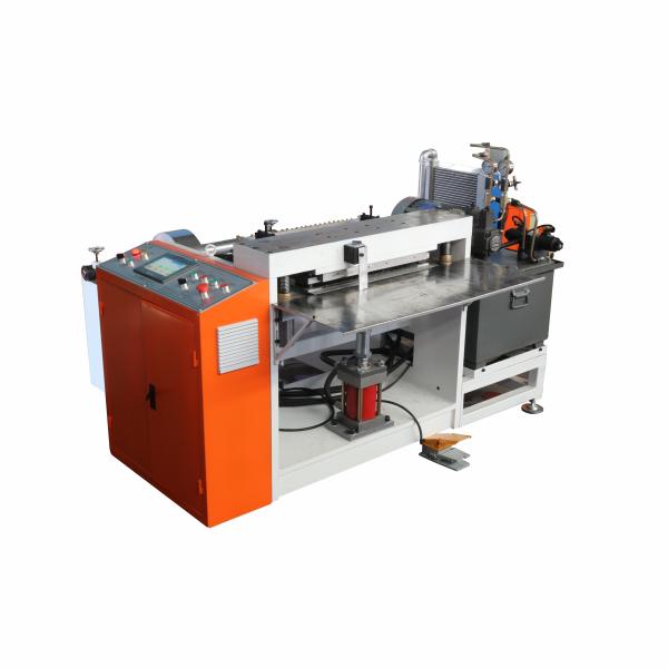 Buy Aluminium House Foil Roll Color Box Saw Blade Cutter Fixing Machine for Commodity at wholesale prices
