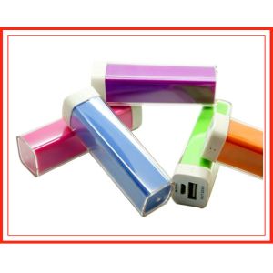 1200mAh 18650 Battery Lip Gross Portable Mobile Power Bank in Acrylic Casing