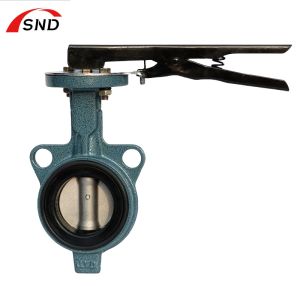Pipelines Ductile Iron Butterfly Valve 150lb-2500lb Wafer Butterfly Valve