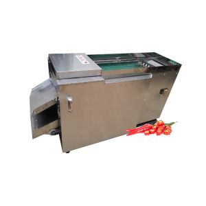 industrial vegetable cutter,fruit cutter,pepper/ chilli stem cutting machine