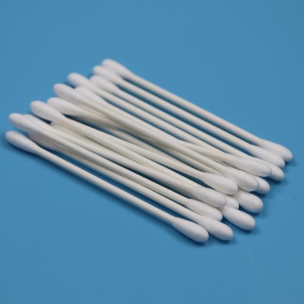 CA-002 Eco-friendly Double Ended Qtips Industrial Cleaning Cotton Bud Cleanroom Cotton Swab