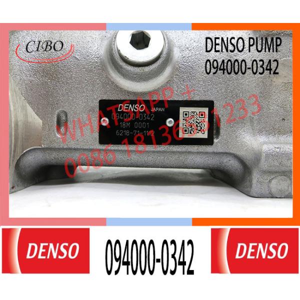 Construction hinery parts China supplier engine fuel injection pump 6218-71-1111 094000-0342 for excavator PC650 saa6