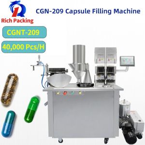 China 40000 Pcs/H Capsule Filling Machine Double Loader Semi Automatic on sale