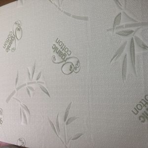 2.15m Green Mattress Ticking Fabric By The Yard Customized Pattern