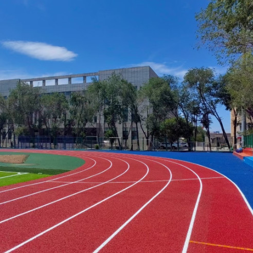 Buy Quick-Install Eco-Friendly Innovative Semi-Prefabricated Athletic Track WA & SGS Certificated at wholesale prices