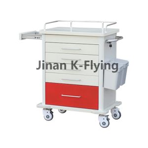 ABS Plastic Medicine Delivery Hospital Medical Trolley Cart