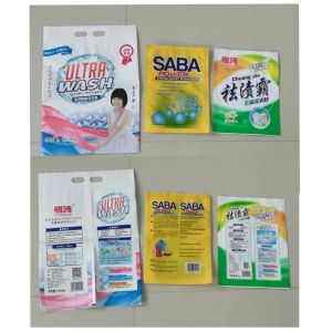 Side Gusset Bag For Eco Friendly Laundry Detergent Washing Powder Packaging