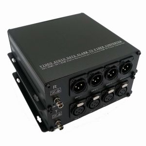 Quality 4ch Balanced Audio to Fiber Converter for sale