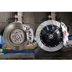 China Big Brake Kit For Benz GLS 6 Piston Caliper With 405mm Rotor  Front 20 Inch 4 Piston Caliper With Electric Parking on sale
