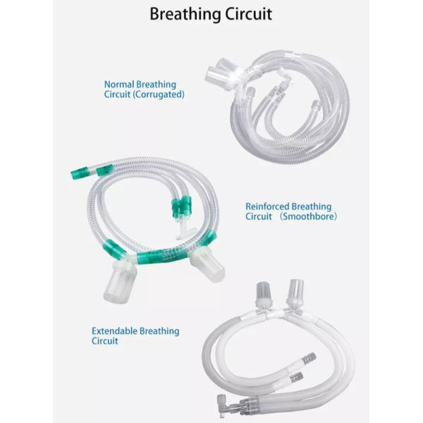 PVC Corrugated Anesthesia Airway Devices Disposable Medical Breathing Circuit