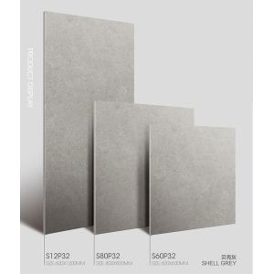 AAA Grade Grey Soft Glazed Porcelain Tile 750x1500mm