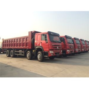 50 Ton 8x4 12 Wheeler 80km/H SINOTRUK Tipper Truck