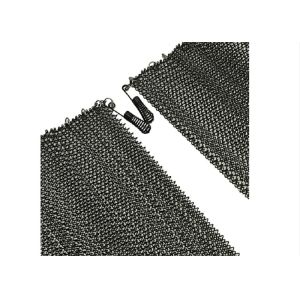 1.5mm Architectural Metal Mesh Acid Resistant Fireplace Mesh Screen Curtain