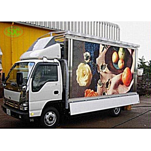 Buy Commercial Waterproof HD Mobile Truck LED Display Screen Wall P8 at wholesale prices