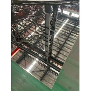 SUS304 Mirror 8K Finish 0.4 - 3.0mm Stainless Steel Sheet WIth Laser Film For