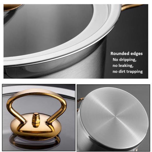 Wholesale Tornado Cookware Sets Multifunctional Cooking Pot Kitchen 6 Piece Soup Pot Set