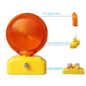 Ultra Bright LED Barricade Warning Lights , Waterproof Traffic Barricade Light