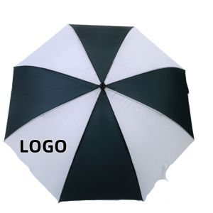 27 Inch 8 Ribs Custom Logo Promotion Golf Umbrellas With Fiberglass Frame And Shaft