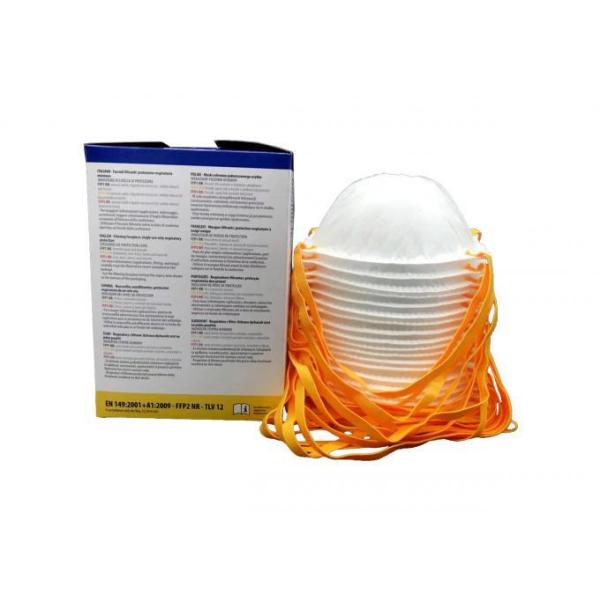 White Color Light Wear Ffp1 Dust Mask Economical Non - Irritating Non Woven Fabric