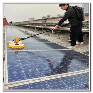 Solar Panel Cleaning System Double Head Brush for 220V Voltage Shipping Cost