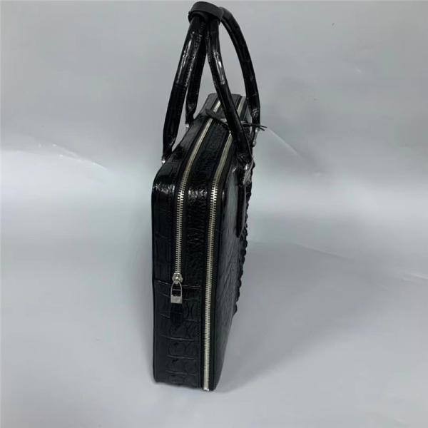 Authentic Exotic Crocodile Skin Businessmen Briefcase Large Working Purse Genuine Real Alligator Leather Male Purse