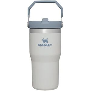 IceFlow Stainless Steel Tumbler with Straw, Vacuum Insulated Water Bottle for