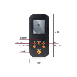 Alumium Alloy Semi Permanent Makeup Eyebrow Tattoo Machine U2F Needle