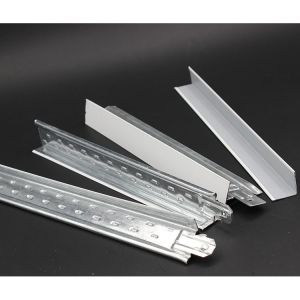 Suspended Ceiling System Screw Up T Grid / Ceiling T Bar Light Steel Keel