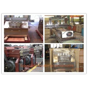 Manual Type Two Stage Food Homogenizer Stainless Steel Homogenizing Machine