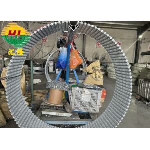 Anti Climbing Spiral Gillnet Barbed Concertina Razor Wire Fence