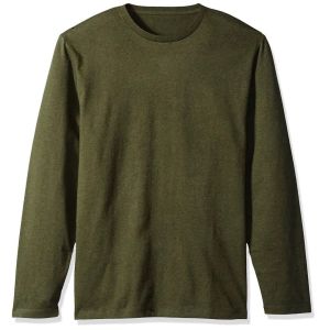 Men′s Regular-Fit Long-Sleeve T-Shirt with Pocket