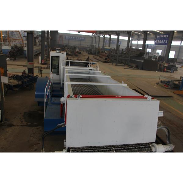 3000M2 Trash Skimmer Machines aquatic weed harvester reed water hyacinth harvesting in river/lake