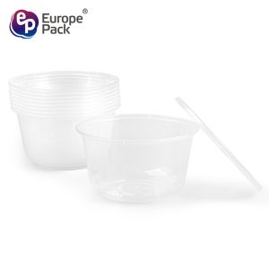 Wholesale disposable PP plastic soup bowl microwave noodle soup bowl