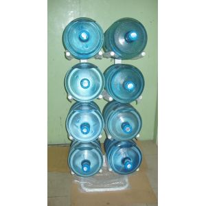 Quality Own design removable water bottle racks 3/4/6/8 bottles water bottle display stand for sale